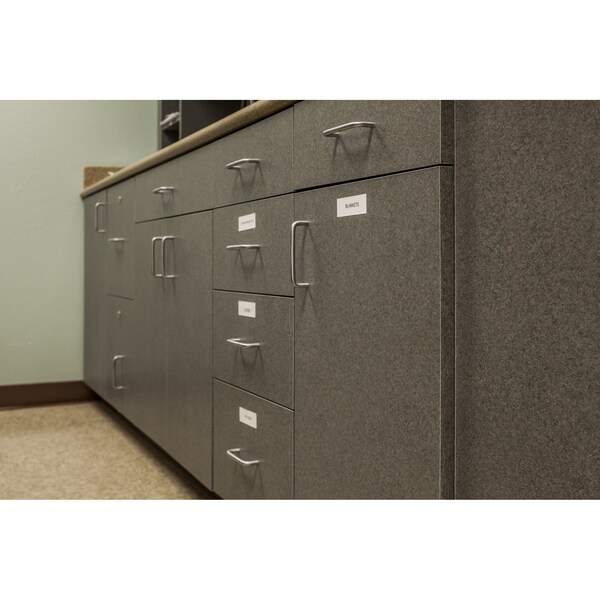 Elements By Hardware Resources 3" Center-to-Center Aluminum Torino Cabinet Wire Pull - A271-3AL