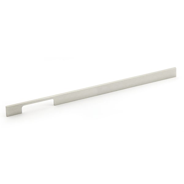 Richelieu 16-3/8 in. (416 mm) Center-to-Center Brushed Nickel Contemporary Drawer Pull - BP720416195