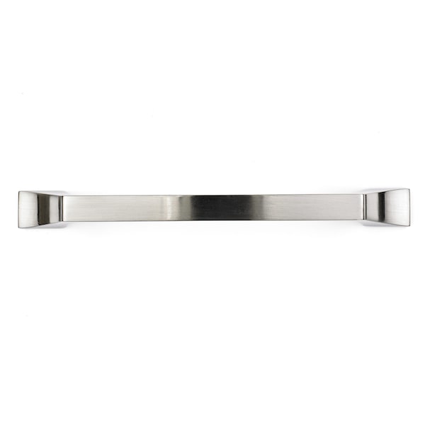 Richelieu 6-5/16 in. (160 mm) Center-to-Center Brushed Nickel Transitional Drawer Pull - BP765160195