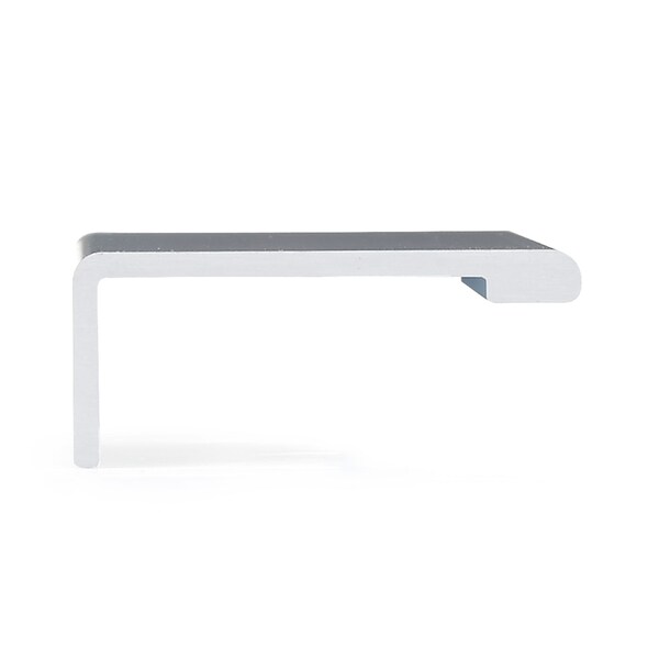 Richelieu 3-1/8 in. (80 mm) Center-to-Center Aluminum Contemporary Edge Pull - BP98988010