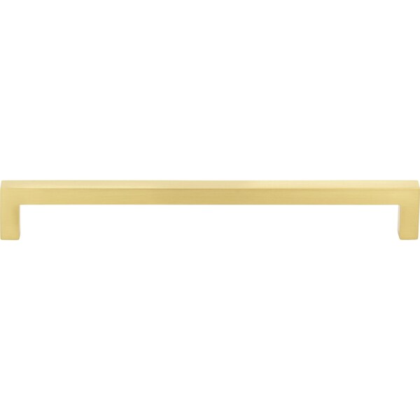 Elements By Hardware Resources 192 mm Center-to-Center Brushed Gold Square Stanton Cabinet Bar Pull - 625-192BG