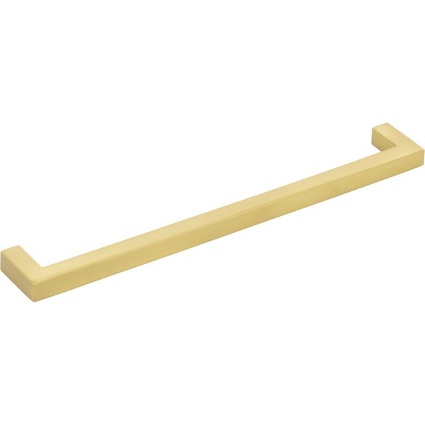 Elements By Hardware Resources 192 mm Center-to-Center Brushed Gold Square Stanton Cabinet Bar Pull - 625-192BG