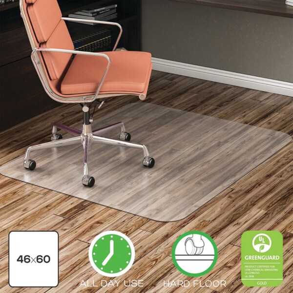 Deflecto EconoMat 46" x 60" Chair Mat for Hard Floors - CM2E442FCOM