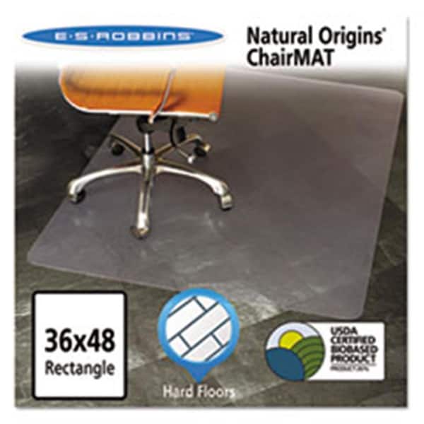 Eyecatcher ESR 36 x 48 in. Natural Origins Chair Mat for Hard Floors Clear - EY3754260