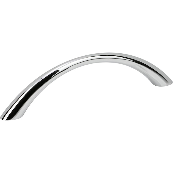 Designperfect 3-3/4'' Center-to-Center Arch Pull, Polished Chrome, 25PK - DPA25H383PC
