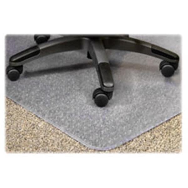 Ricki'S Rugs Standard Chairmat; 36 in. x 48 in.; Lip 19 in. x 10 in.; Clear - RI686816