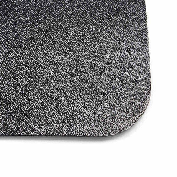Floortex Advantagemat Black Vinyl Lipped Chair Mat for Hard Floor, 36'' x 48'', Shipped Rolled - FR123648HLBV