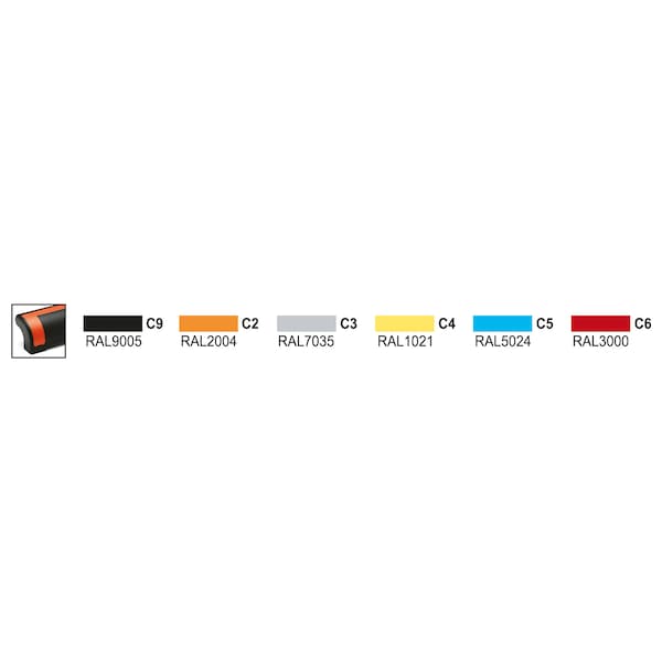 Elesa Guard safety ledge handles, M.990/115 EH-6-C9 - M.990