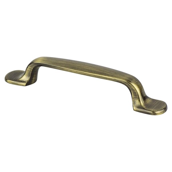Berenson 96 mm CC Euro Moderno Pull with Brushed Antique Brass - 9721-1BAB-P