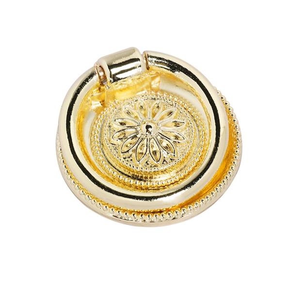 Utopia Alley Medici Ring Pull  Polished Gold  1 5/8 inch Diameter - HW279PLGD011