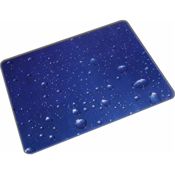 Back2Basics Colortex  UltiMat Polycarbonate Chair Mat for Low Pile Carpets and Hard Floors; Drops Design 36 X 48 In. - BA298565