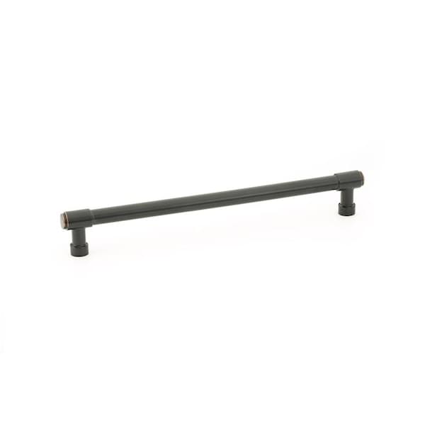 Emtek Jasper Cabinet Pull with 8 in Center to Center Oil Rubbed Bronze Finish - 86690US10B