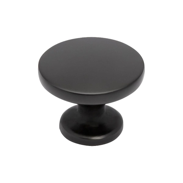 Utopia Alley Emme Black Ring Cabinet Pull, 1.14 in. dia. - HW358BK
