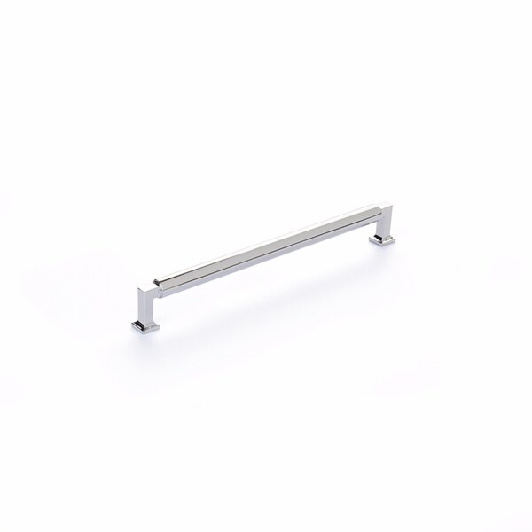Schaub 10in Center to Center Haniburton Cabinet Pull Polished Chrome Finish - 480-26