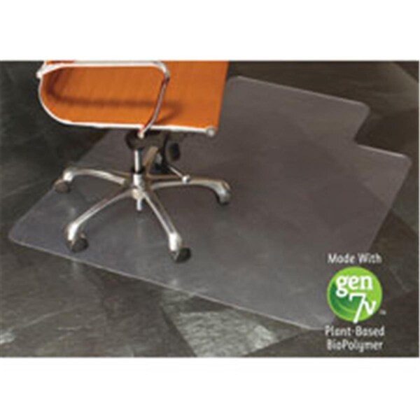Es Robbins . Lip Chairmat- Hard Floor- 36 in. x 48 in.- Lip 20 in. x 10 in.- Clear - ESR143002