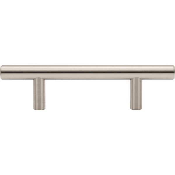 Designperfect 3'' Center-to-Center Bar Pull, Brushed Satin Nickel, 10PK - DPA10T202SNB