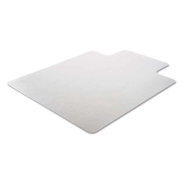 Alera Stud Chair Mat, Carpet, 45"x53", Lip, Clear - ALEMAT4553CFPL