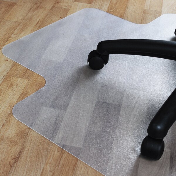 Floortex Valuemat Vinyl Lipped Chair Mat for Hard Floor - 48" x 51" - FR1213017LV