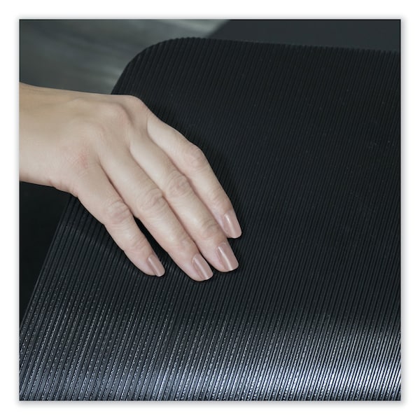 Es Robbins Game Zone Chair Mat, For Hard Floor/Medium Pile Carpet, 42 x 46, Black - 121563