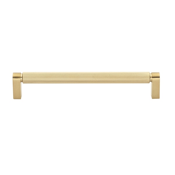 Gliderite Hardware 7-9/16 in. Center to Center Knurled Bar Pull Satin Gold, 25PK - 4788-192-SG-25