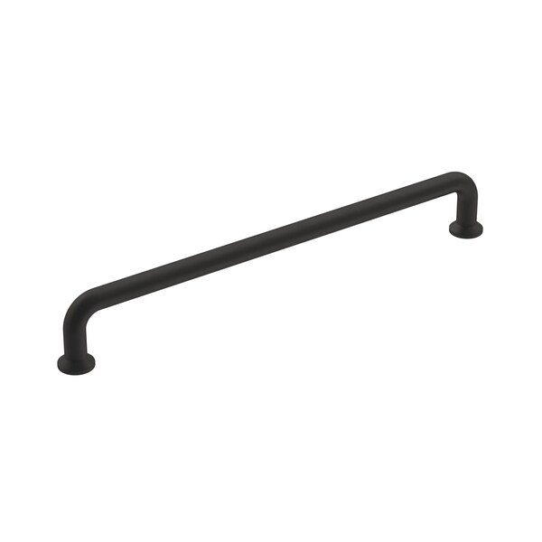 Amerock Factor 7-9/16 in 192 mm Center-to-Center Matte Black Cabinet Pull - BP36783FB
