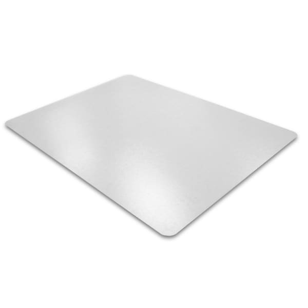 Floortex Cleartex Recycled Rectangular Chair Mat For Hard Floors - 48" x 60" - FRECO4860EP