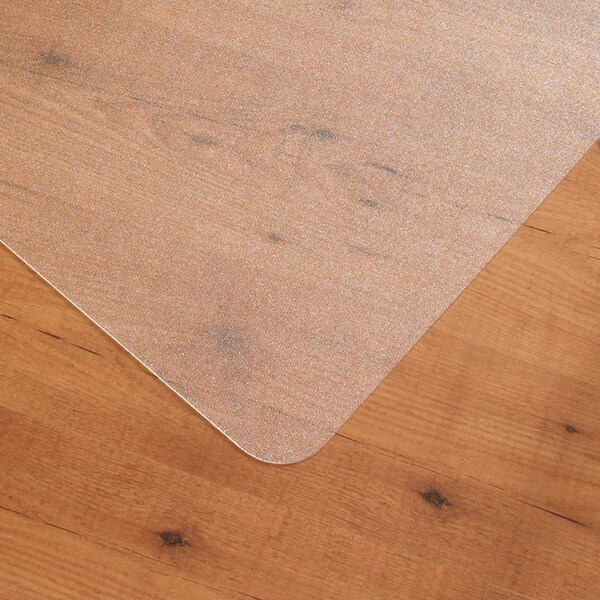 Floortex Cleartex Recycled Rectangular Chair Mat For Hard Floors - 48" x 60" - FRECO4860EP
