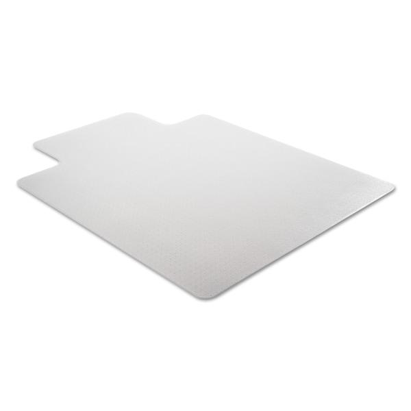 Alera Moderate Use Studded Chair Mat for Low Pile Carpet, 45x53, W Lip, Clr - CM12233ALEPL