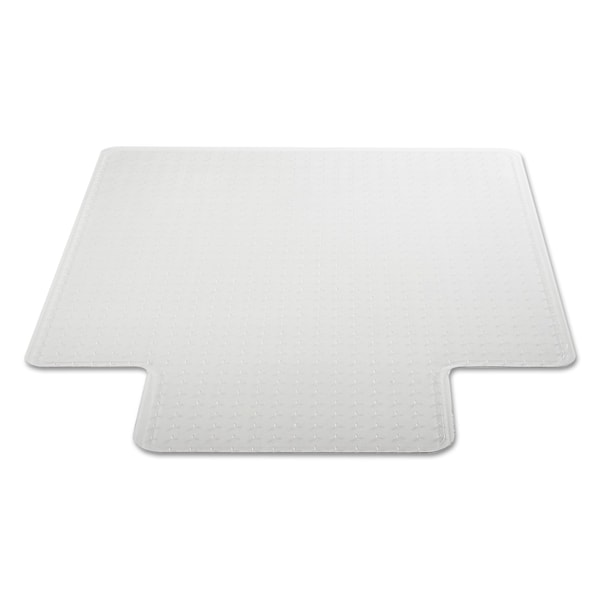 Alera Moderate Use Studded Chair Mat for Low Pile Carpet, 45x53, W Lip, Clr - CM12233ALEPL