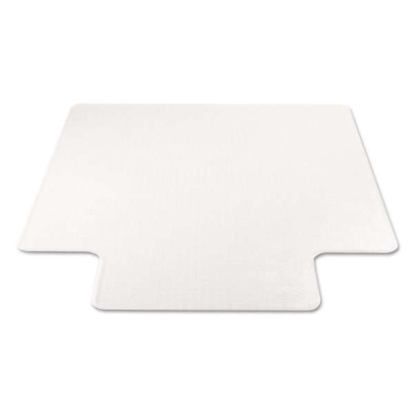 Deflecto Chair Mat 36"x48", Traditional Lip Shape, Clear, for Carpet - CM14113