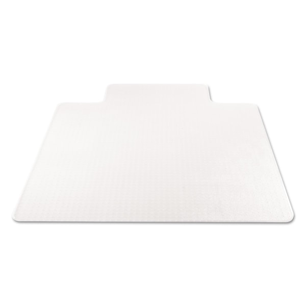 Deflecto Chair Mat 36"x48", Traditional Lip Shape, Clear, for Carpet - CM14113