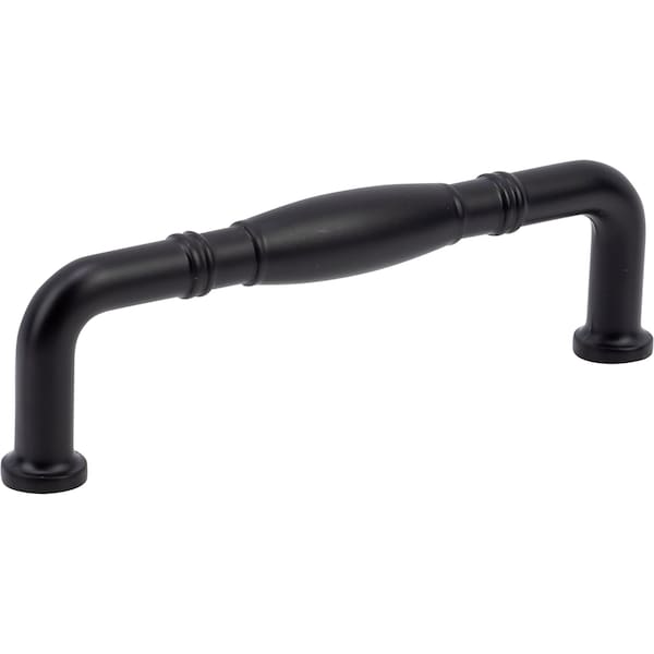 Designperfect 3-3/4'' Center-to-Center Handle Pull, Matte/Flat Black, 10PK - DPA10R573BLK