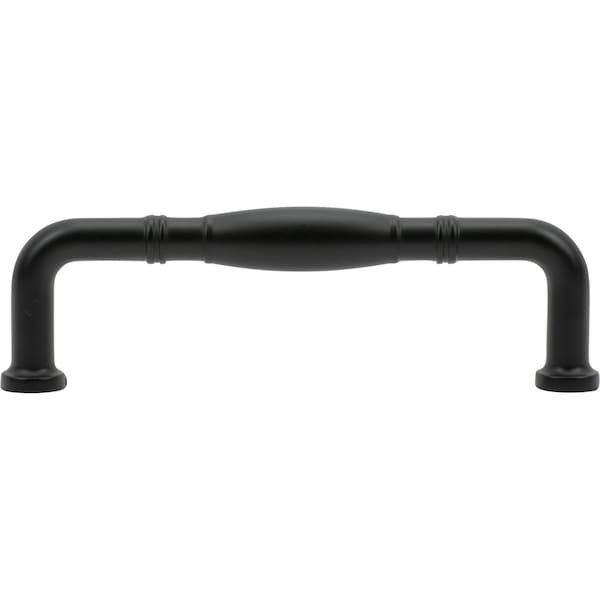 Designperfect 3-3/4'' Center-to-Center Handle Pull, Matte/Flat Black, 10PK - DPA10R573BLK