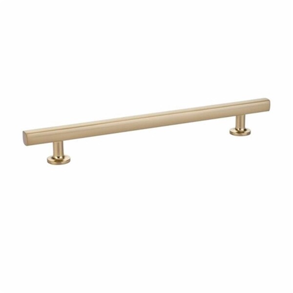 Patioplus 10 in. Center to Center Freestone Cabinet Pull, Satin Brass - PA2667372
