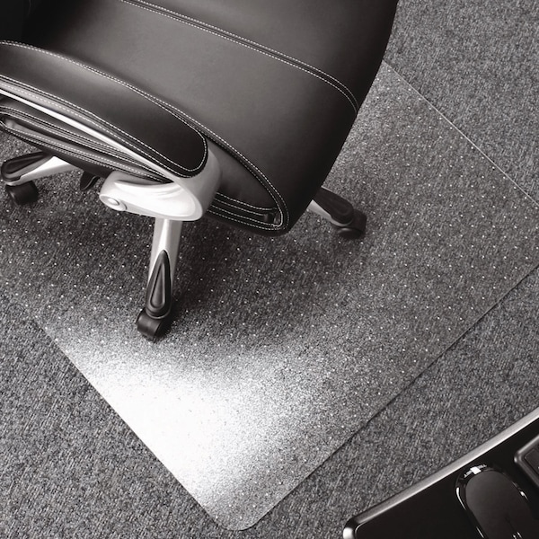 Floortex Ultimat Polycarbonate Chair Mat, Low/Medium Pile Carpet, 48x60, Clear - ER1115223ER