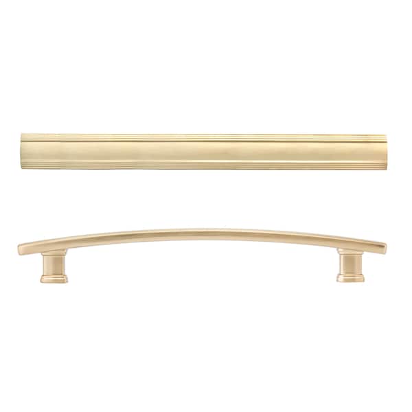 Richelieu 7-9/16 in. (192 mm) Center-to-Center Champagne Bronze Transitional Drawer Pull - BP7070192CHBRZ