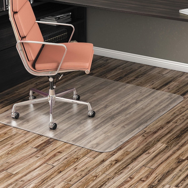 Alera Non-Stud Chair Mat, Hard, 36"x48", Clr - ALEMAT4660HFR