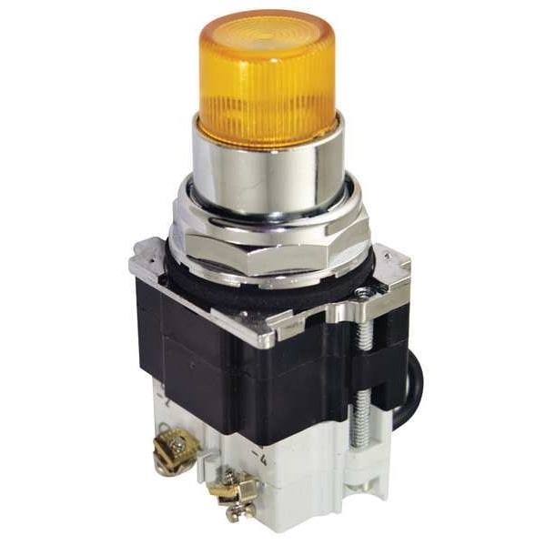 Eaton Piloto de luz, Presión, 120VAC, Amarillo - 10250T221LYP06