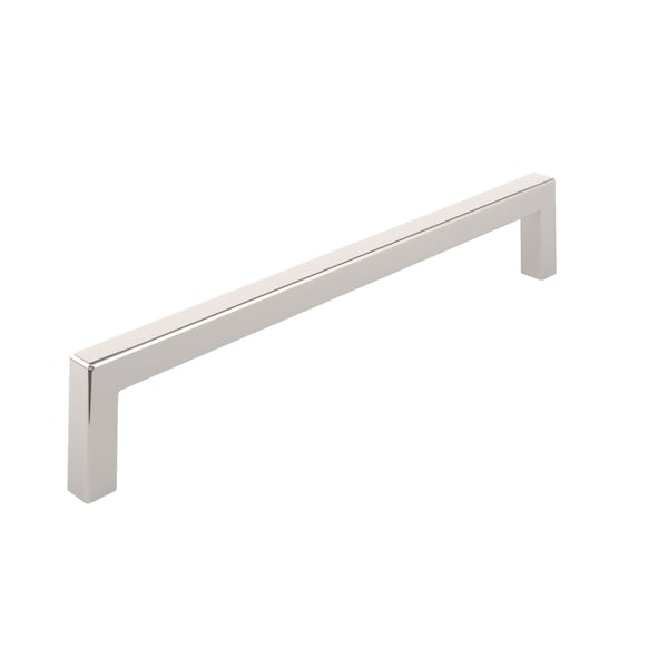Richelieu Lambton Collection 7 9/16-inch (192 mm) Polished Nickel Modern Rectangular Cabinet Pull - BP873192180