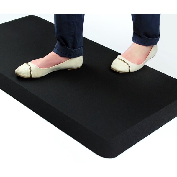 Floortex AFS-TEX 3000 Black Active Anti-Fatigue Mat 20" x 39" - FCA32039BM
