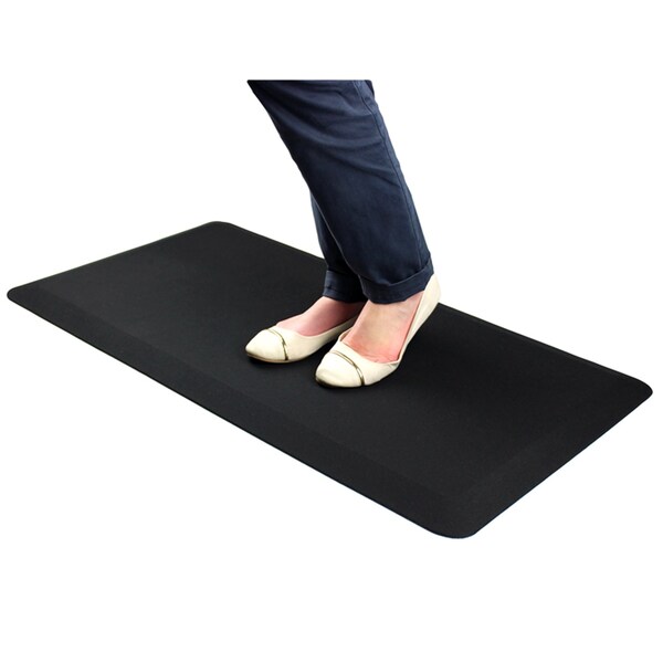 Floortex AFS-TEX 3000 Black Active Anti-Fatigue Mat 20" x 39" - FCA32039BM