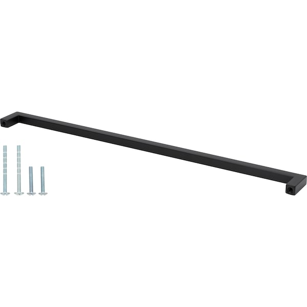 Designperfect 12-9/16'' Center-to-Center Handle Pull, Matte/Flat Black, 10PK - DPA10S359BLK