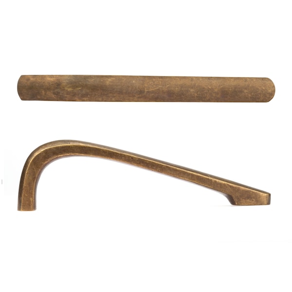 Richelieu 8 in (203 mm) Center-to-Center Copper Bronze Traditional Drawer Pull - MTDP800P1CPB