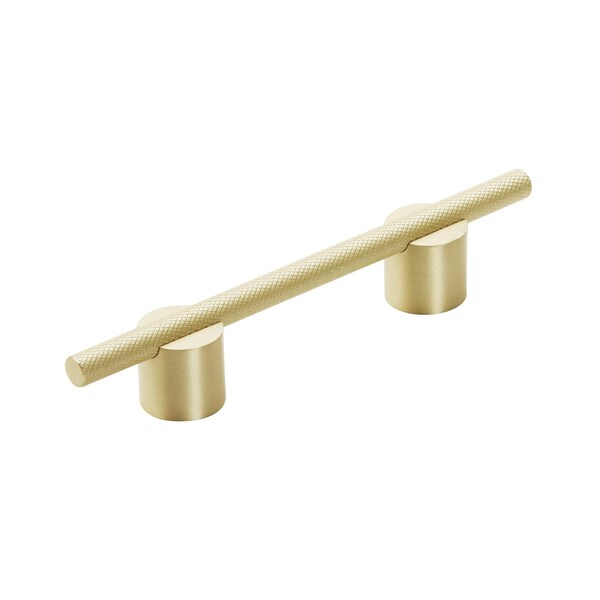 Amerock Transcendent 3-3/4 in 96 mm Center-to-Center Matte Gold Cabinet Pull - BP741496MGMG