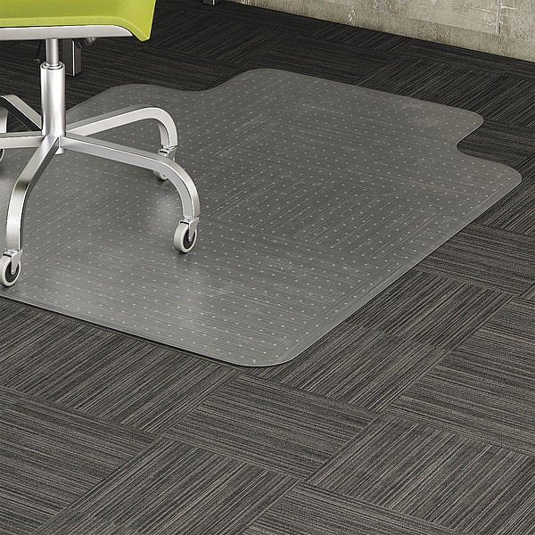 Lorell Standard Lip Low-Pile Chairmat, Vinyl - LLR69157