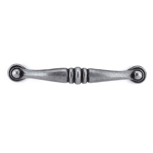 Richelieu 3-3/4 in. (96 mm) Center-to-Center Wrought Iron Traditional Drawer Pull - BP2373896907