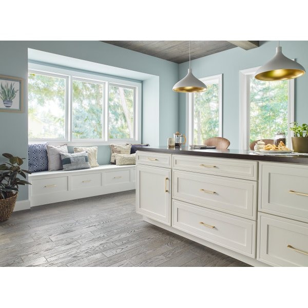 Jeffrey Alexander 32 mm Center-to-Center Brushed Pewter Square Sutton Cabinet Bar Pull - 635-32BNBDL