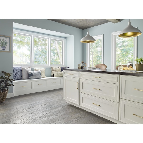 Jeffrey Alexander 32 mm Center-to-Center Brushed Pewter Square Sutton Cabinet Bar Pull - 635-32BNBDL