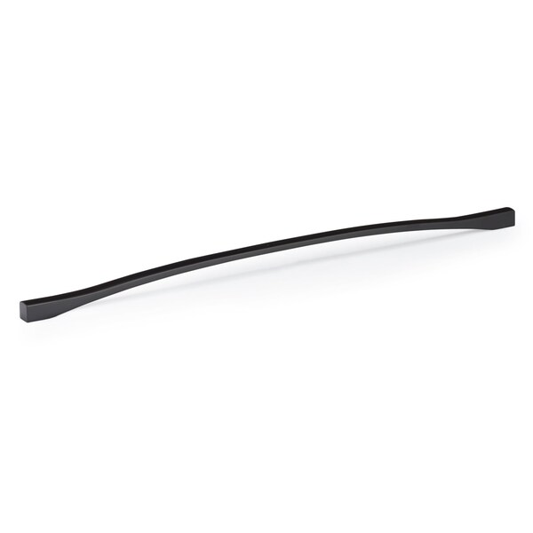Richelieu 13 7/8-inch (352 mm) Center to Center Matte Black Contemporary Cabinet Pull - BP8232352900