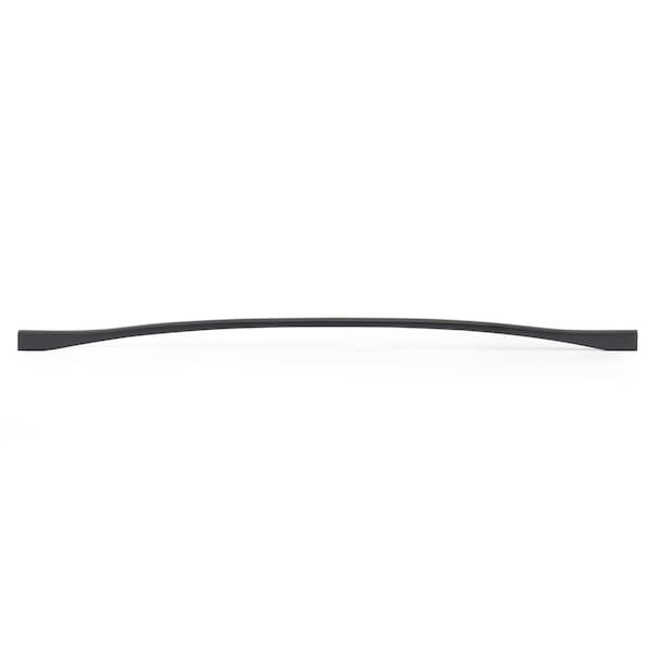 Richelieu 13 7/8-inch (352 mm) Center to Center Matte Black Contemporary Cabinet Pull - BP8232352900